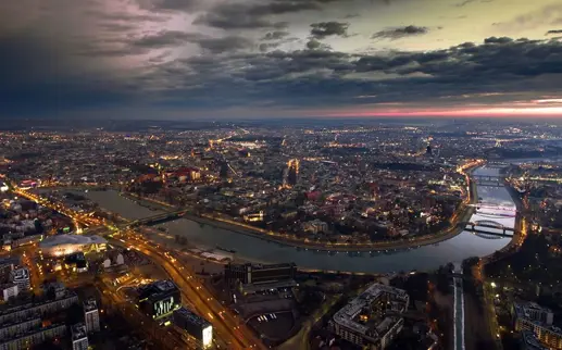 Wis A I Mosty Fot Cracow By Drone