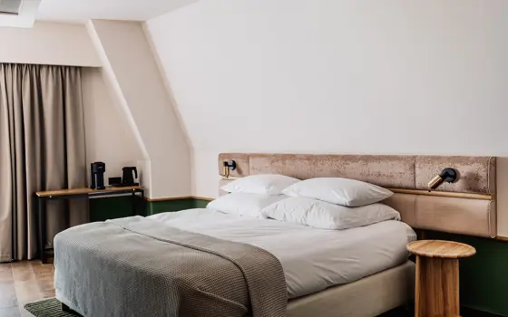 PURO Poznan Suite Sypialnia